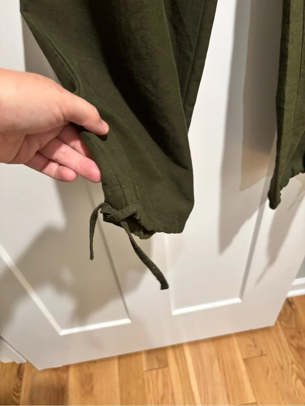 H &M linen blend pants